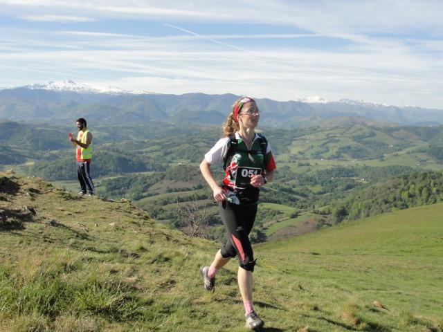 Traileuse au trail de Barcus